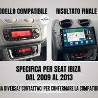 Seat Ibiza KIT COMPLETO Autoradio Android stereo