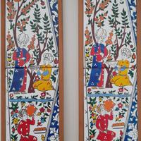 Quadretti turchi dipinti a mano su ceramica