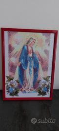 Quadro Madonna Miracolosa con Fiori