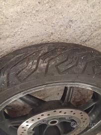  Honda SR 300 ruota completa, filtro aria completo