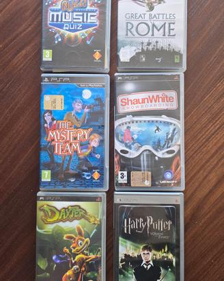 Lotto Giochi PSP Sony 