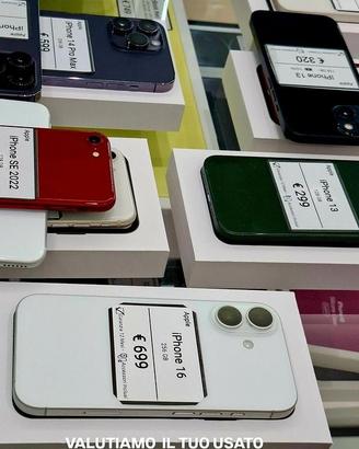 IPHONE 16 256GB bianco