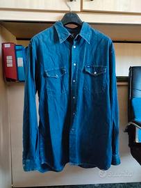 Camicia jeans uomo gas best sale