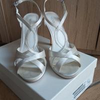 scarpe da sposa avorio 38