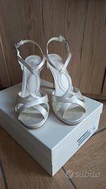 scarpe da sposa avorio 38