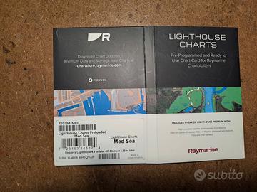 Raymarine Cartografia Lighthouse Mediterraneo