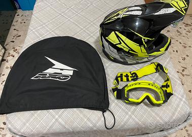 Casco axo motocross