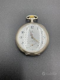 orologio da tasca vintage in argento Omega