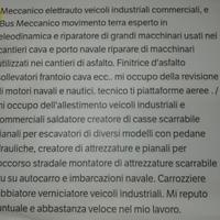 Professionista meccanico industriali commerciali