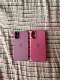 iPhone 16 rosa 128gb + cover originale apple