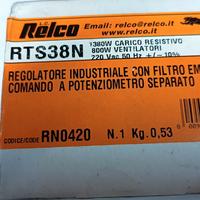 Relco RTS38 REGOLATORE INDUSTRIALE CON FILTRO EMC