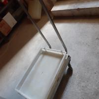 carrello porta contenitori per impasto pizzeria 