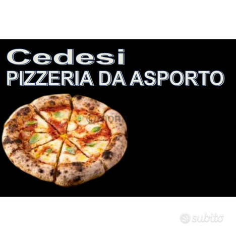 Vendita di pizzeria d'asporto