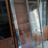 Porta box doccia chiusura a libro  cromata