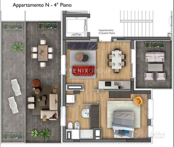 Appartamenti di nuova costruzione con terrazzo e p