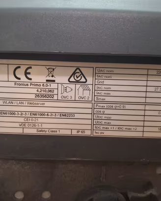 inverter fronius 6kw 