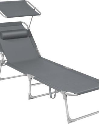 lettino prendisole pieghevole reclinabile giardino