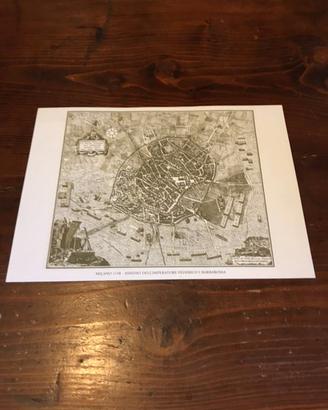 Stampa Milano Barbarossa Originale Anni 40
