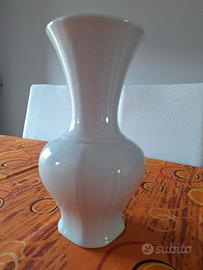 Vaso porcellana bianca manifattura tedesca