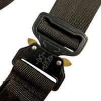 Cintura tattica nylon nera - fibbia Cobra