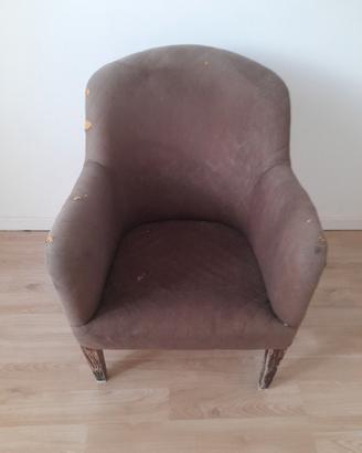 Poltrona vintage da restaurare,Progetto fai-da-te