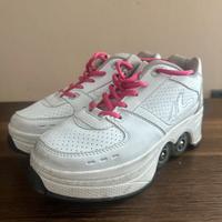 Scarpe con rotelle 2 in 1 - Pattini a rotelle 37