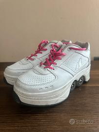 Scarpe con rotelle 2 in 1 - Pattini a rotelle 37