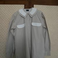 Camicia a pois colletto doppio