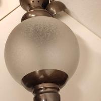 Lampadario palla di vetro vintage