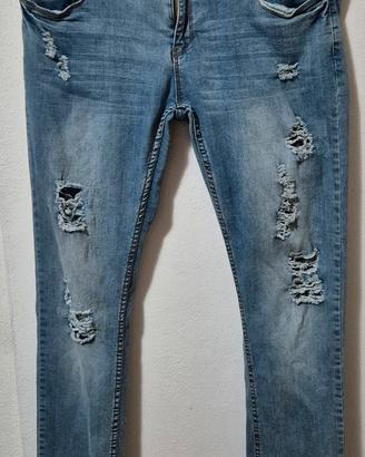 Jeans donna strappati