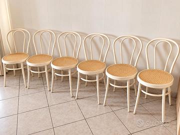 set di 6 sedie vintage 