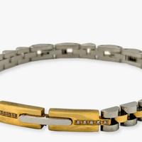 Bracciale uomo maglia rolex 10 zirconi