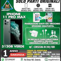 Iphone 11 pro max 512gb verde totalmente originale