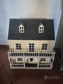 Casa delle bambole vintage in legno anni 90