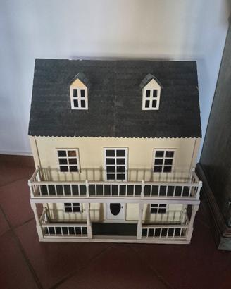 Casa delle bambole vintage in legno anni 90