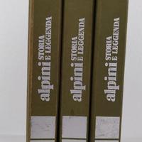 Alpini storia e leggenda 3 volumi rilegati