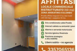 Negozio ristrutturato zona ardeatino colombo