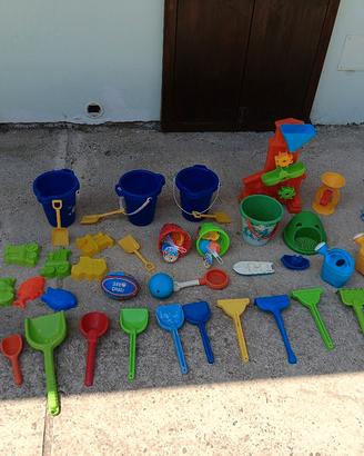 Giochi spiaggia assortiti 