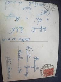 Vecchia cartolina alpini viaggiata