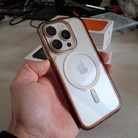 iPhone 15 Pro White Titanium + cover perfetto 