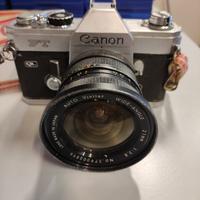 Macchina fotografica canon FT + obiettivo 70-150