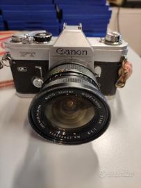 Macchina fotografica canon FT + obiettivo 70-150