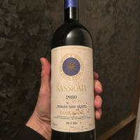 Vino SASSICAIA 1980