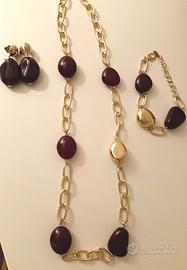 Parure collana orecchini e bracciale SODINI