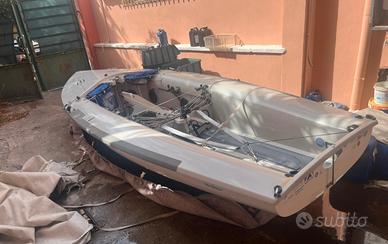 Barca 470 completa, pronta per uscire