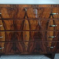 Cassettiera vintage in legno – anni ’40/’50