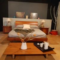 Letto matrimoniale in ciliegio Falegnami nuovo