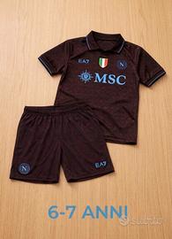 Maglia e pantaloncino Napoli 2026 6-7 anni nuovo