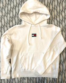 Felpa con cappuccio Tommy Jeans bianca S bianca