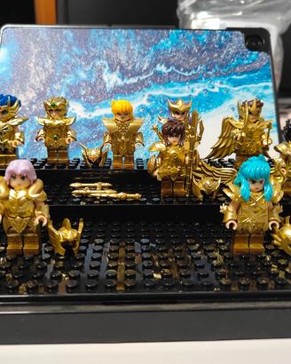Set 12 mini figure Cavalieri dello Zodiaco